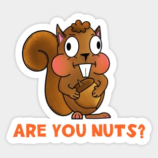 Silly Squirrel Sticker